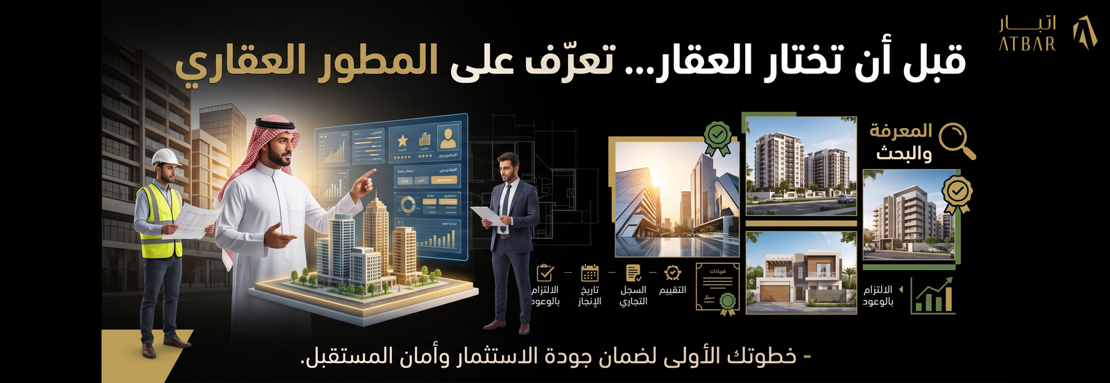 قبل أن تختار العقار.. تعرّف على المطور العقاري